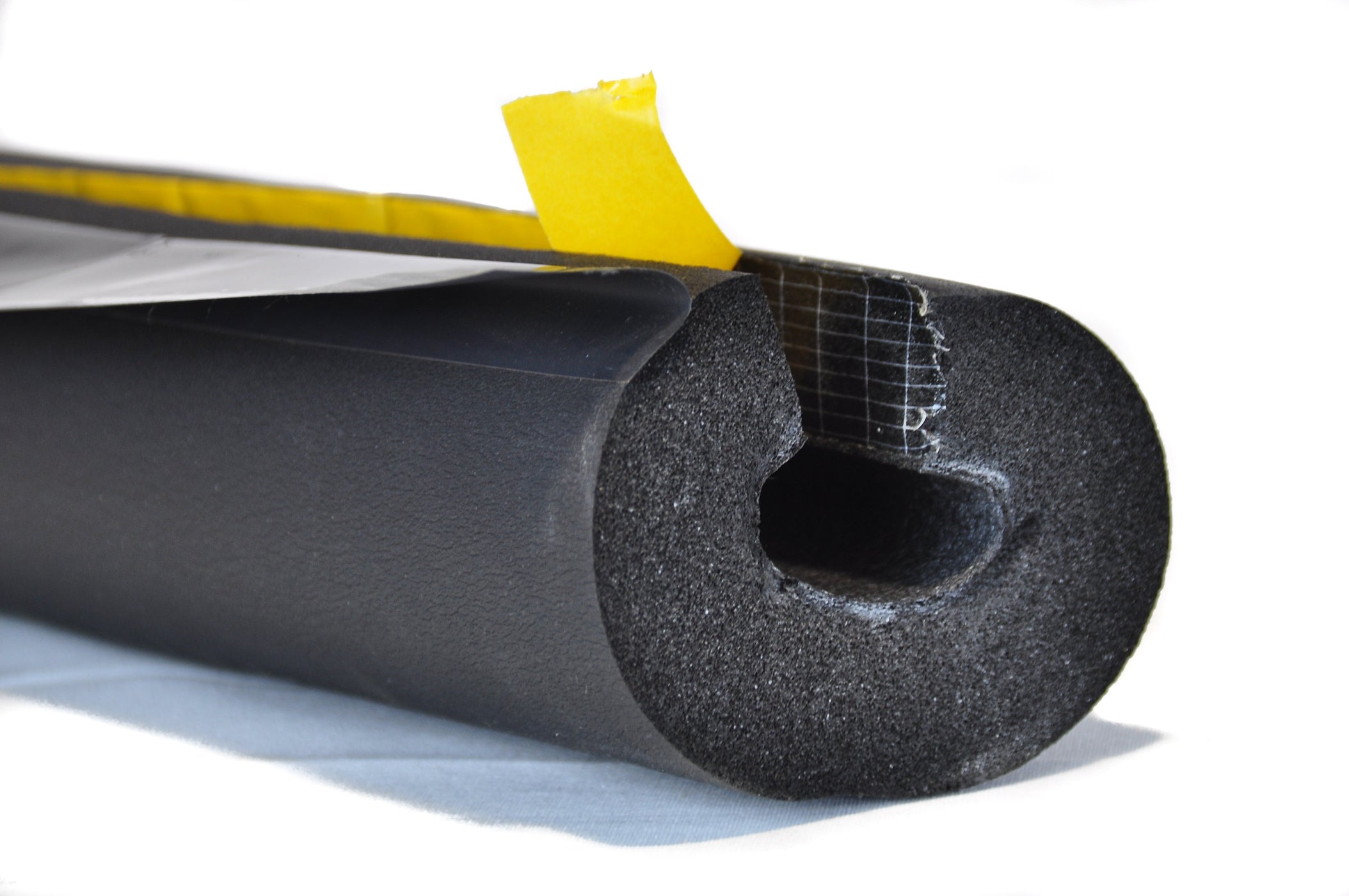 Insulating Lock Rings K-Flex Insul-Lock Self-Sealing Rubber Pipe Insulation, Pre-Split Design ...